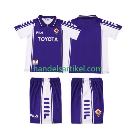ACF Fiorentina 1999 2000 Retro Kinder Heim Trikotsatz Kurzarm